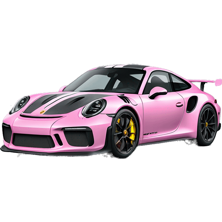 Porsche gt3 911 rs pink emoji