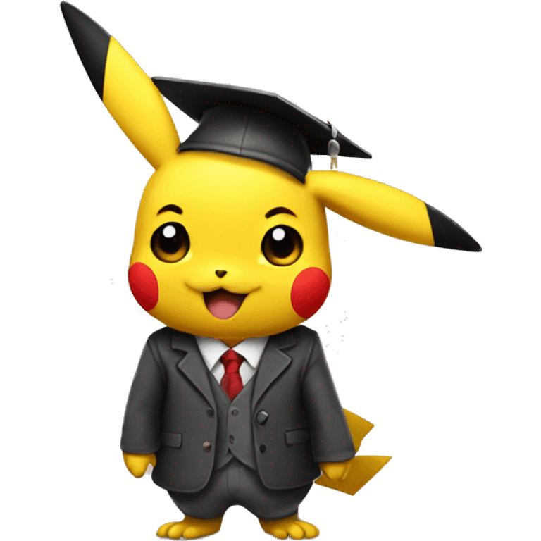 pikachu as a professor  emoji