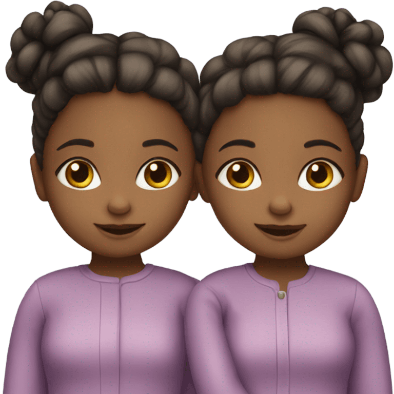 twin daughters emoji