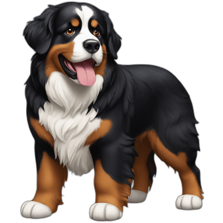 Bernese mountain emoji