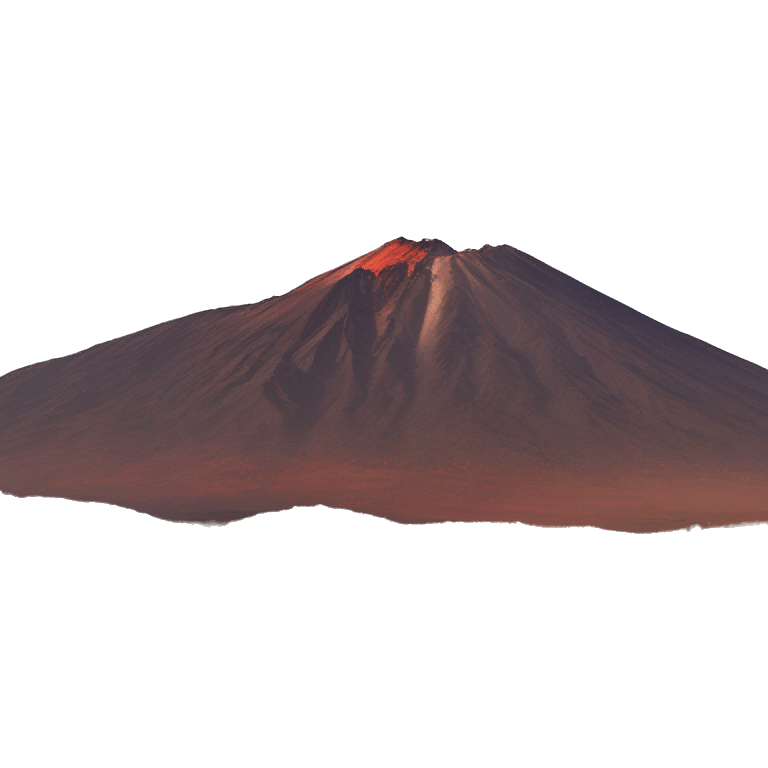 volcan Teide endormi emoji