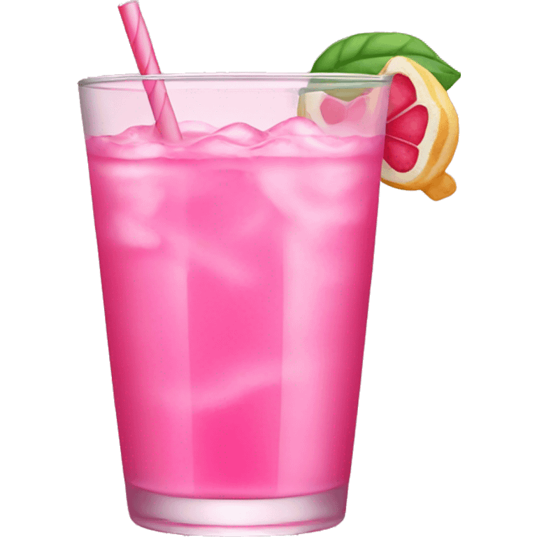 Pink drinks emoji