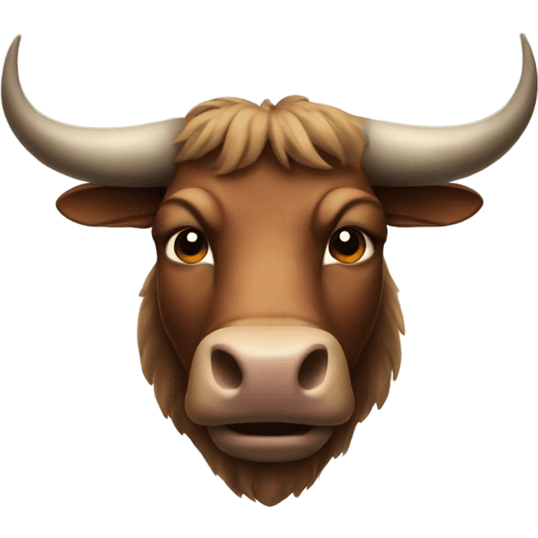 Bull with horns emoji