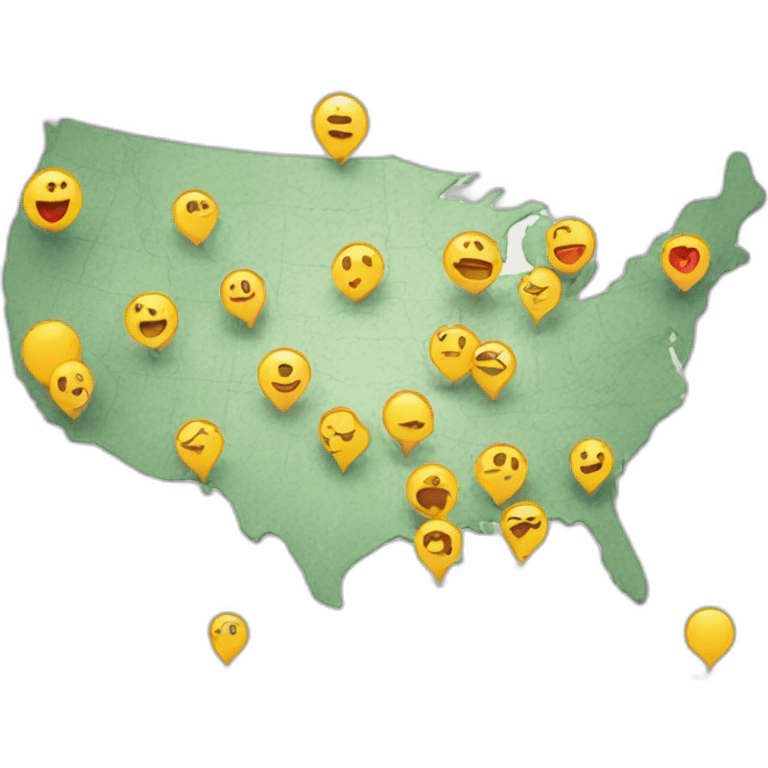 map with pins emoji