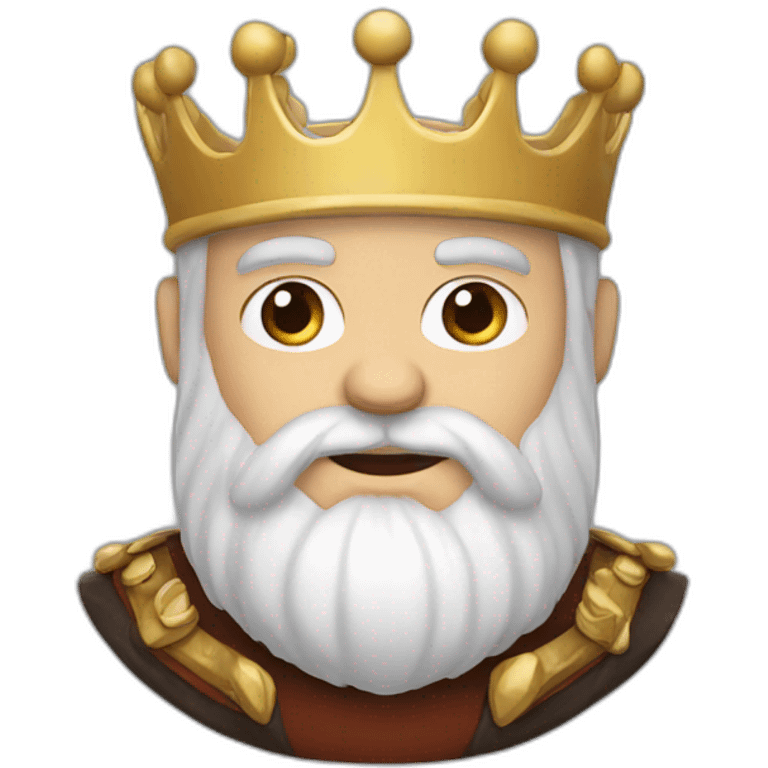 WHITE BEARD KING emoji