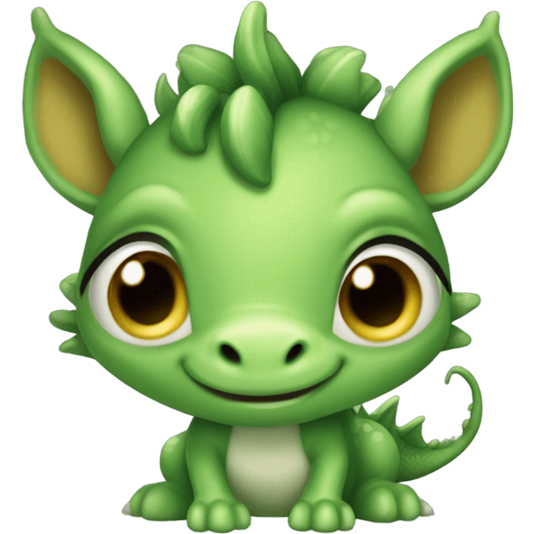 green donkey dragon baby  emoji