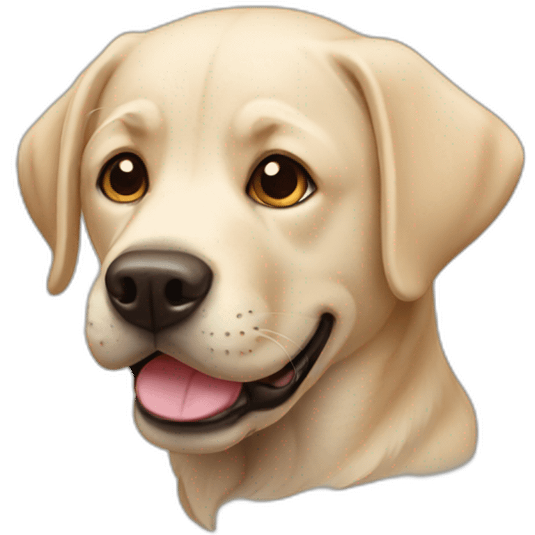 perro labrador emoji