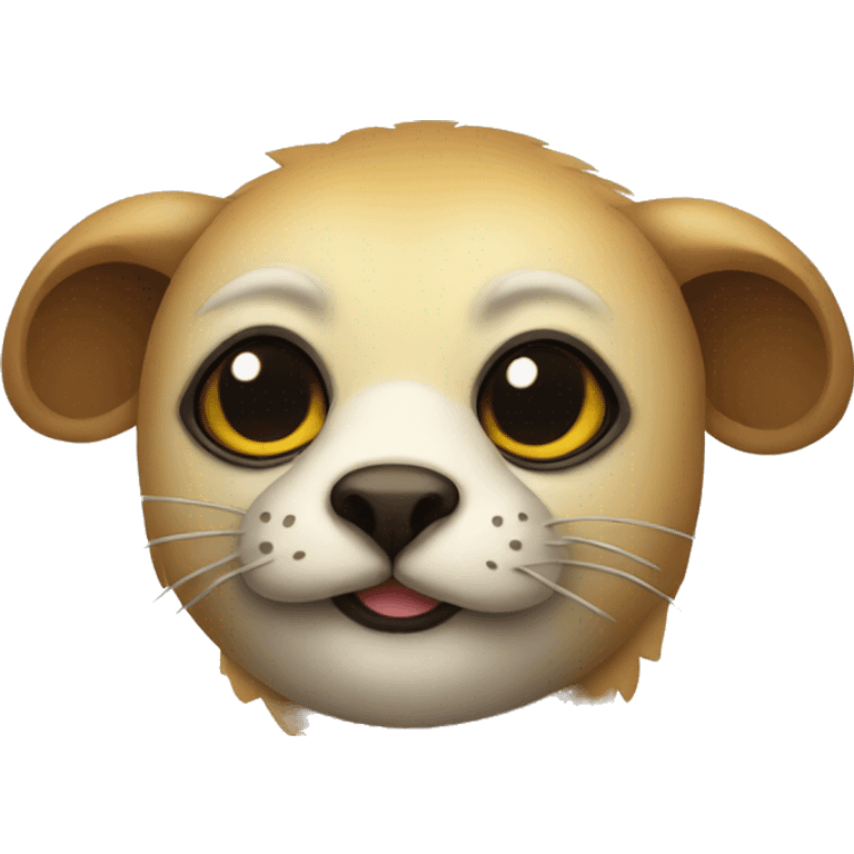 cute masked animal critter emoji