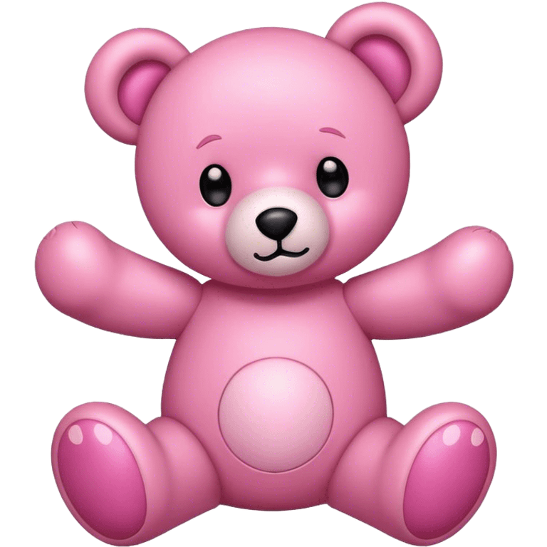 pink teddy bear emoji