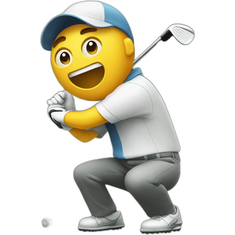 EAT AND PLAY GOLF emoji