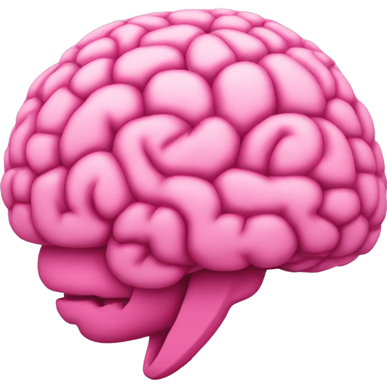 pink brain emoji