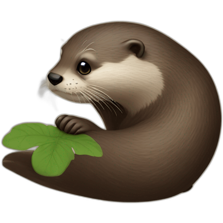 otter-spying emoji