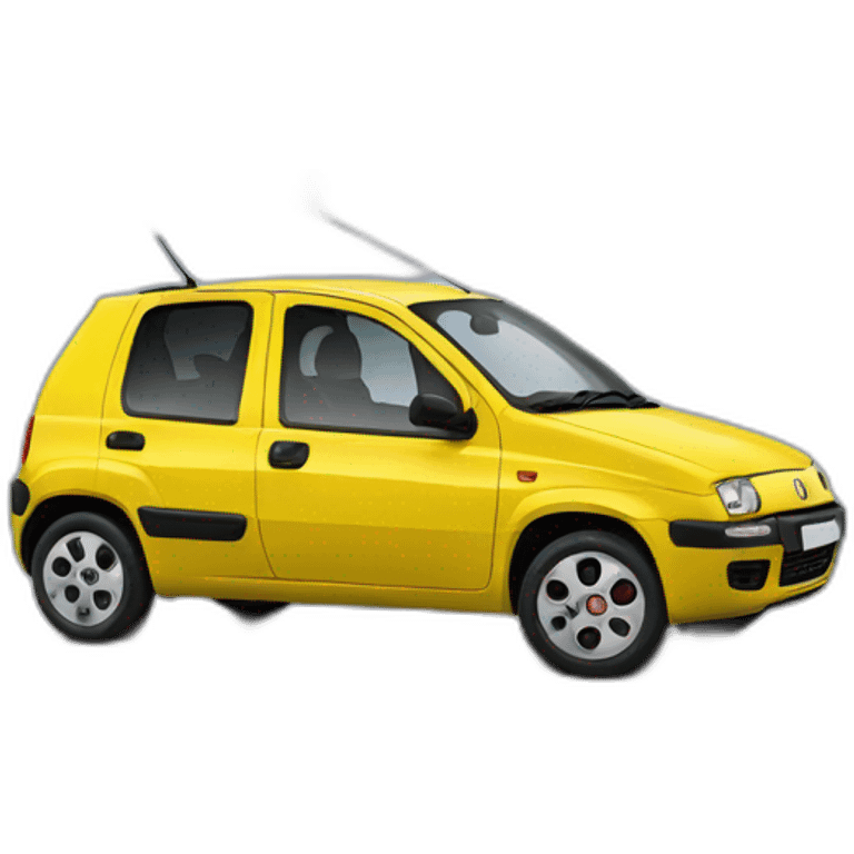 Yellow fiat panda emoji