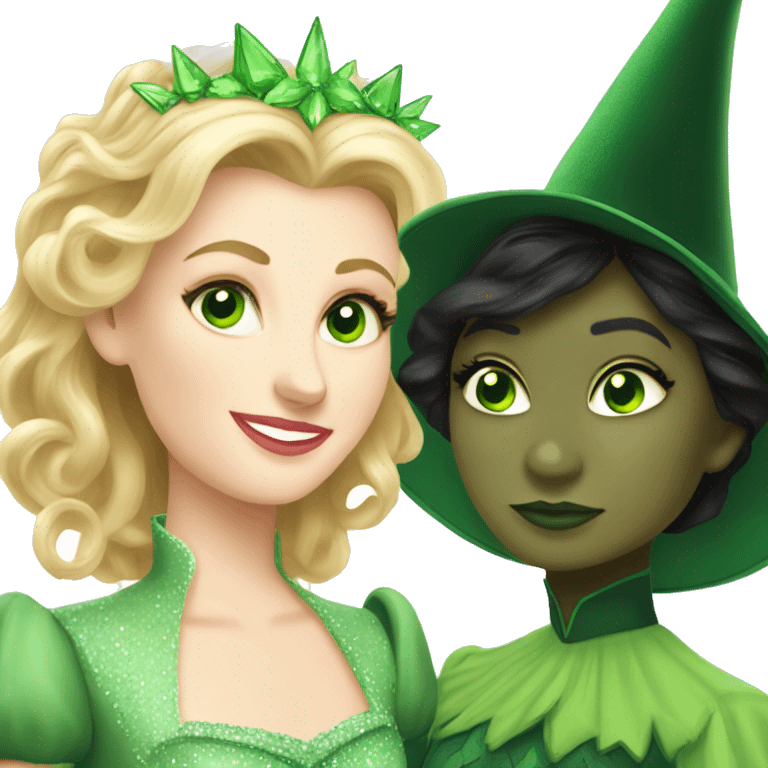 glinda and elphaba emoji