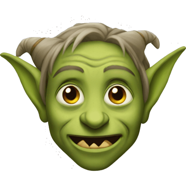 a goblin with elf ears emoji