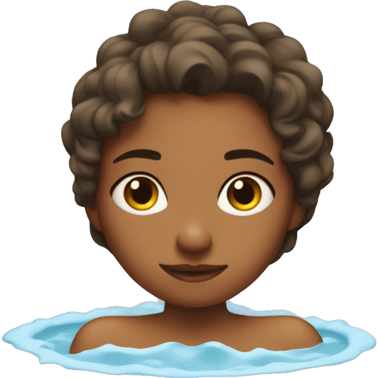 girl in hot tub emoji