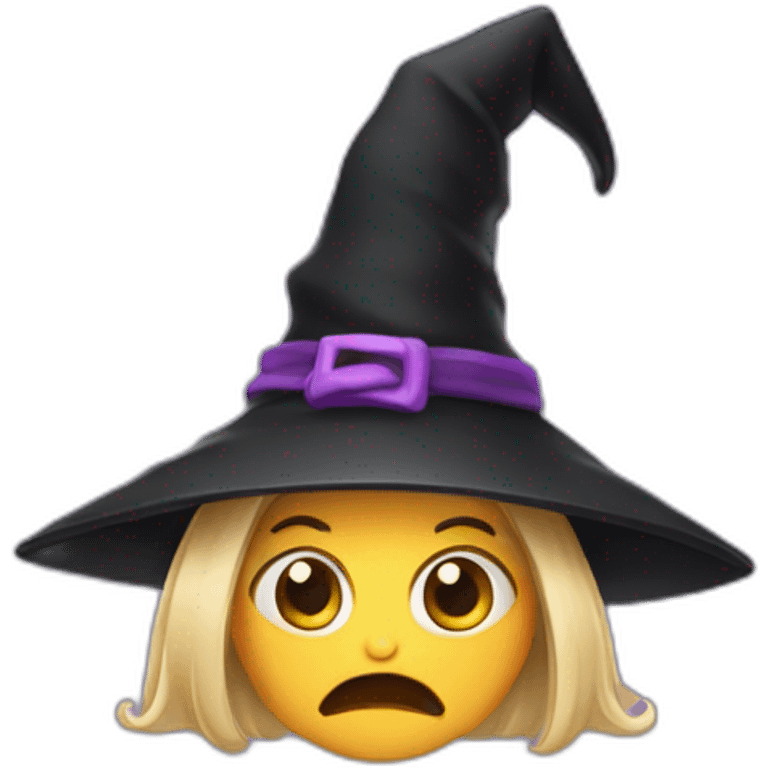 surprised witch emoji