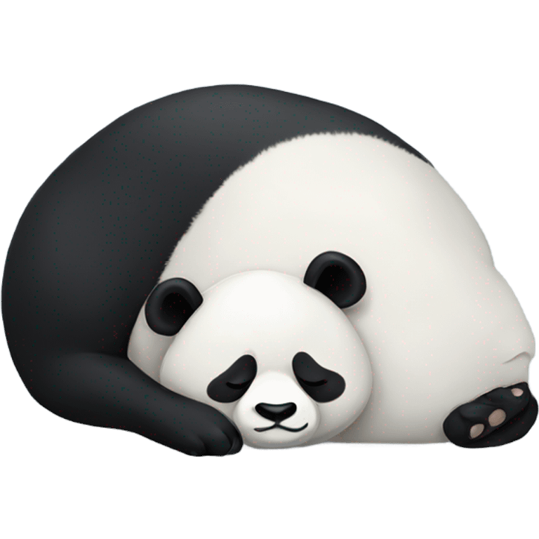 Panda sleeping emoji