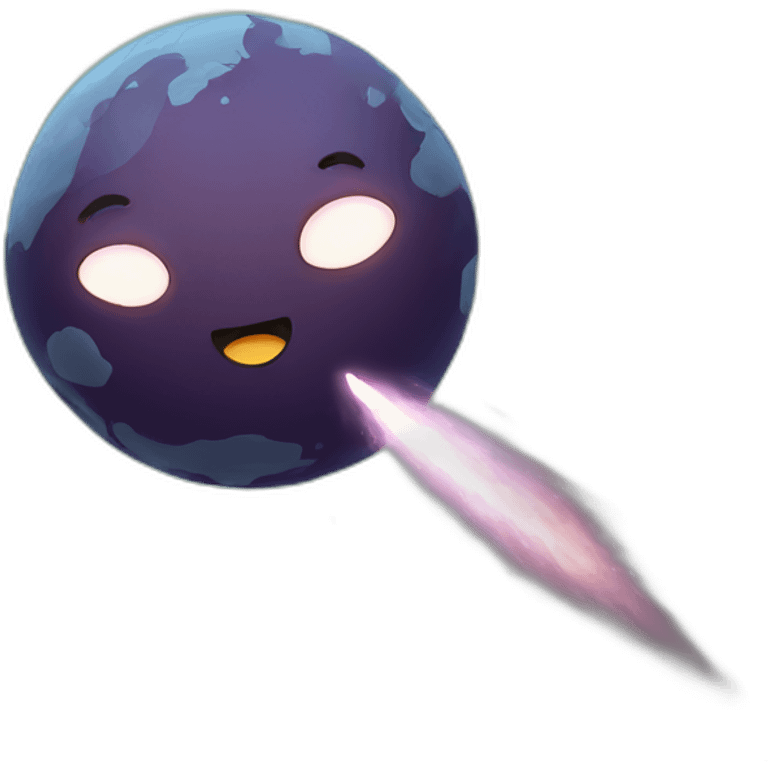 meteor hits earth emoji