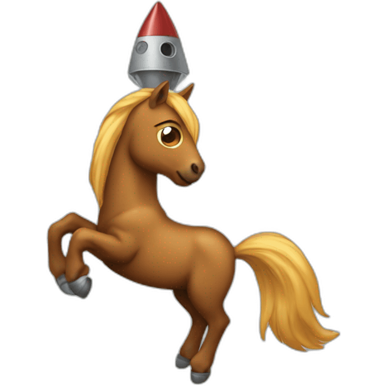 rocket horse emoji