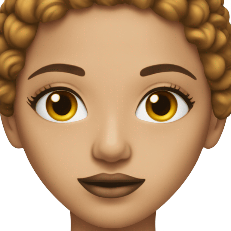 Una maquilladora emoji