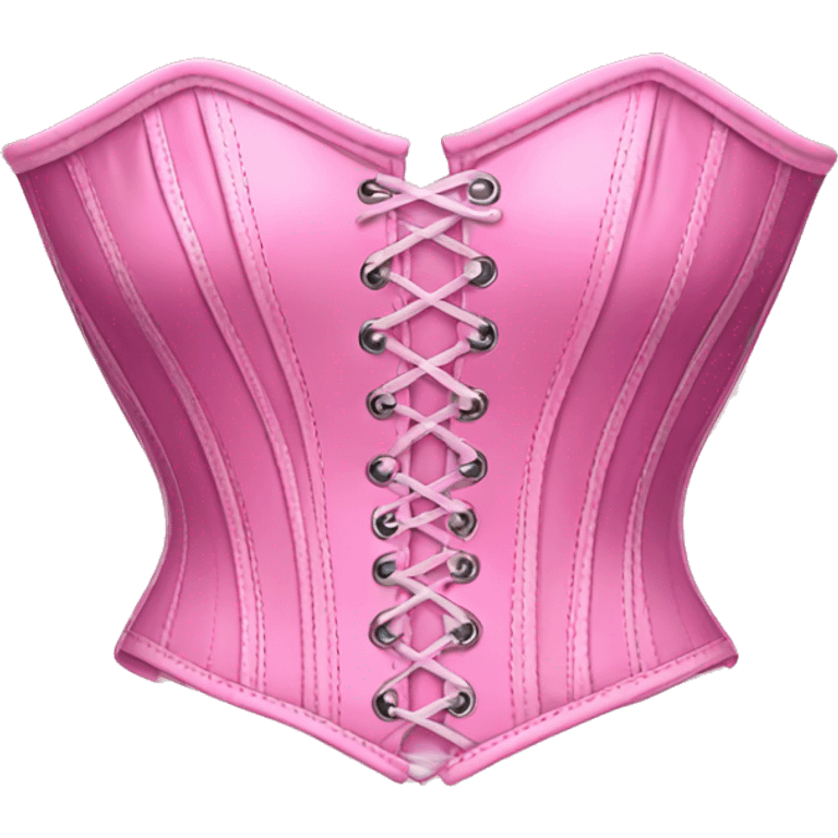 Pink corset emoji