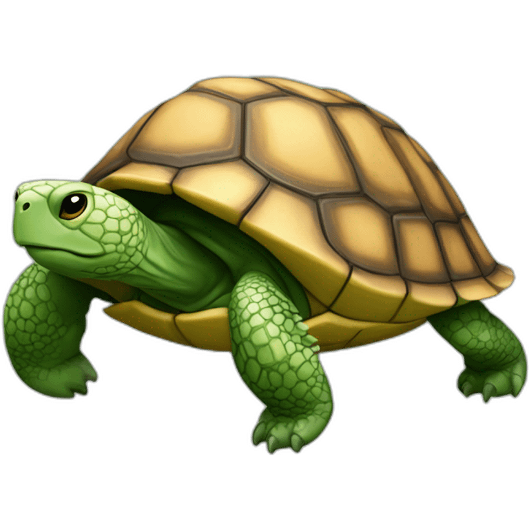 Tortue sur ours emoji