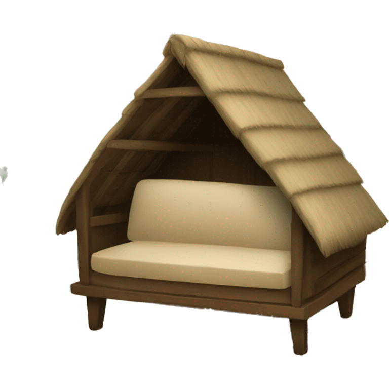 hut on the sofa emoji