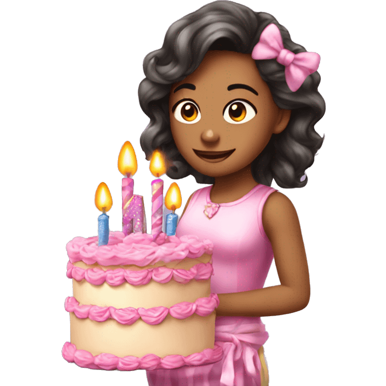 Girly Happy birthday banner emoji