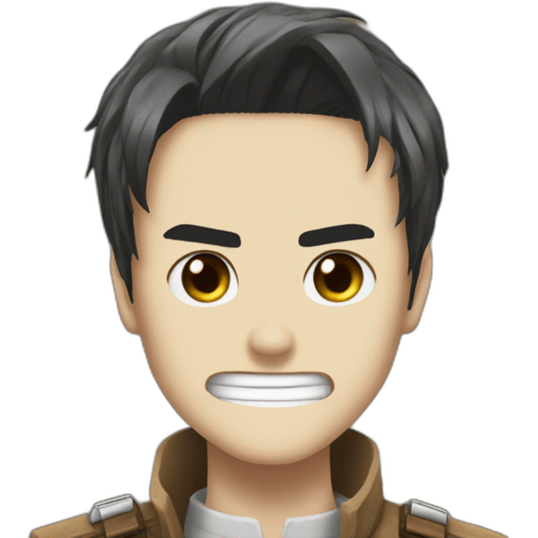 levi attack on titans emoji