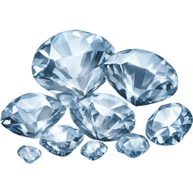 pile of diamonds emoji