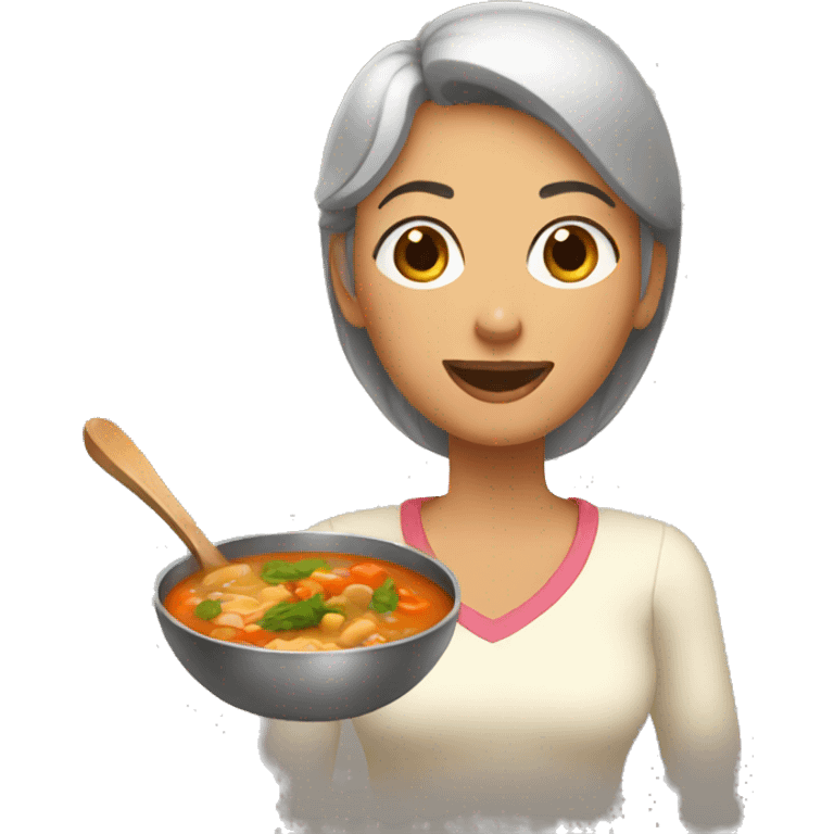 Mom giving sambar emoji