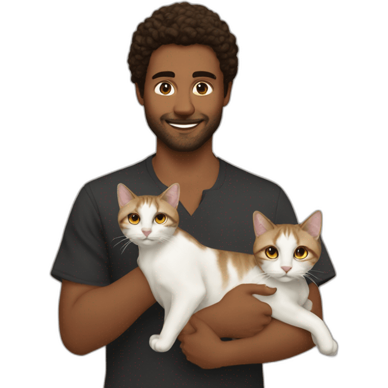 Damiano David with cat emoji