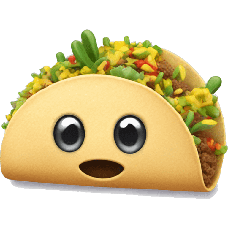 Taco con cactus emoji