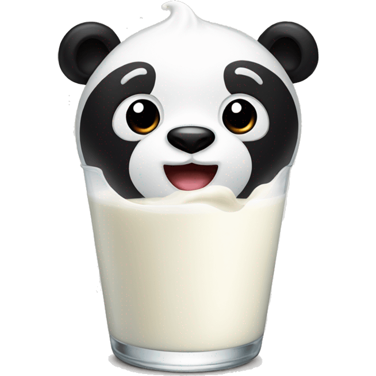 panda milk emoji