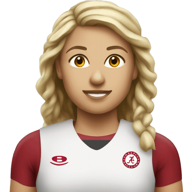 female alabama rower emoji