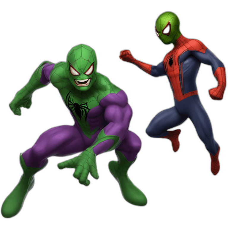 SPIDERMAN VS GREEN GOBLIN emoji