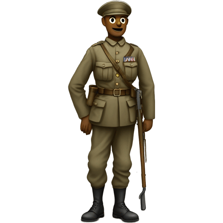 disabled ww1 soldier no leg emoji