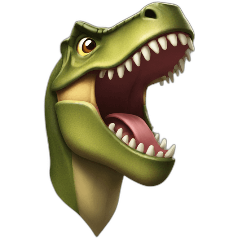 trex roaring emoji