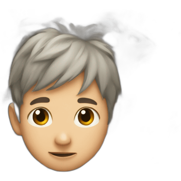 boy stuck in a rack of rats emoji