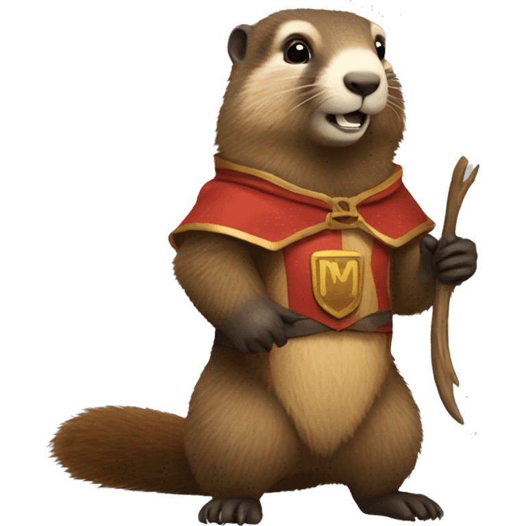 marmot as hero emoji