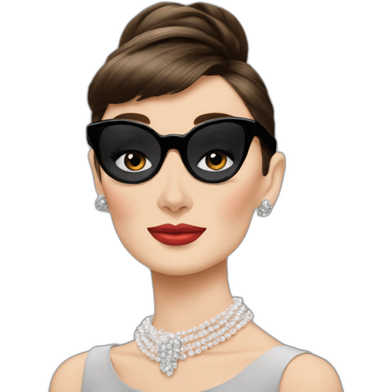 Audrey Hepburn emoji