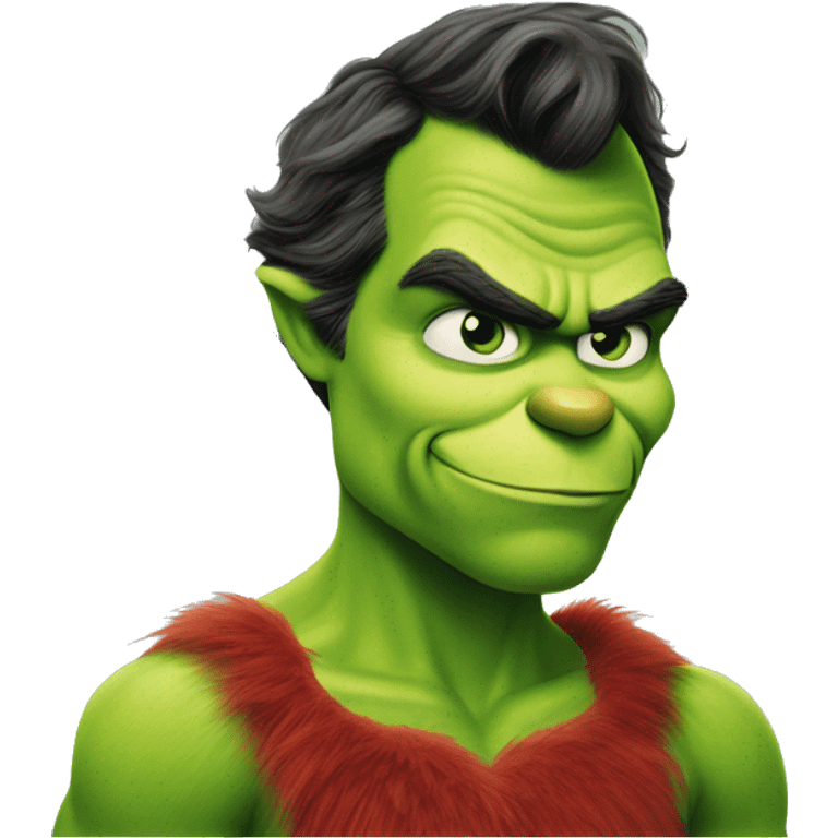 henry cavill as grinch emoji