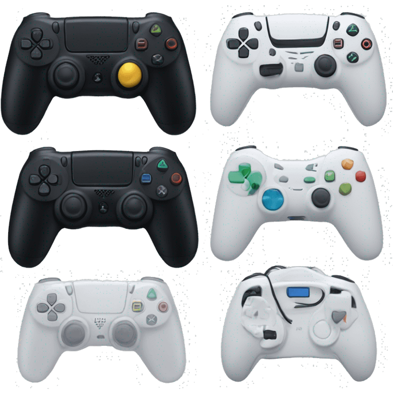 GAME CONTROLLER WITHE SAME PS5 emoji