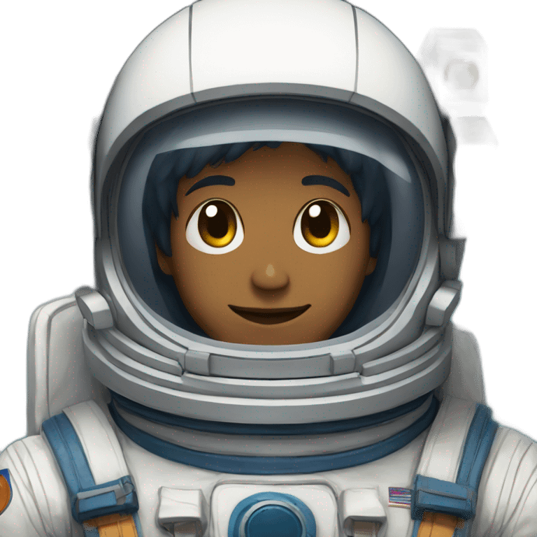 astronaut anime man emoji