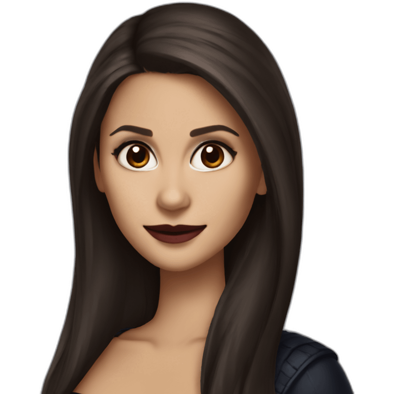 Nina dobrev vampire emoji