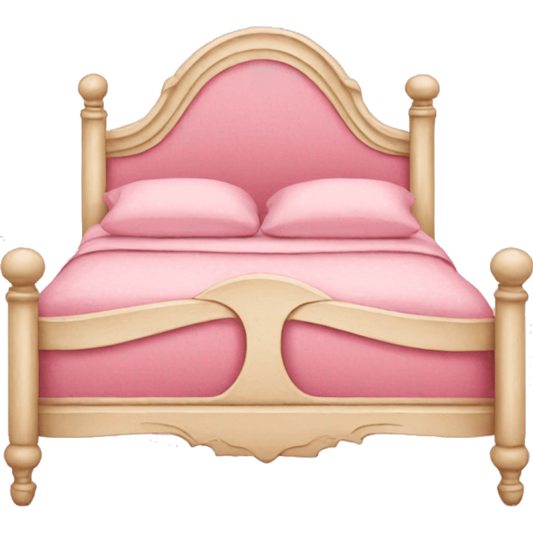 pink vintage bed emoji