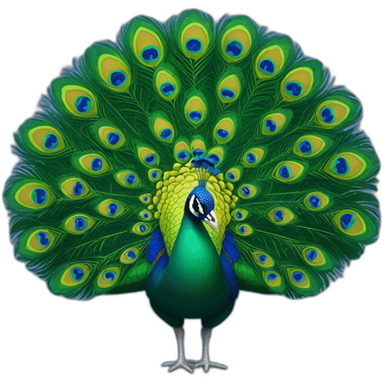 Peacock emoji