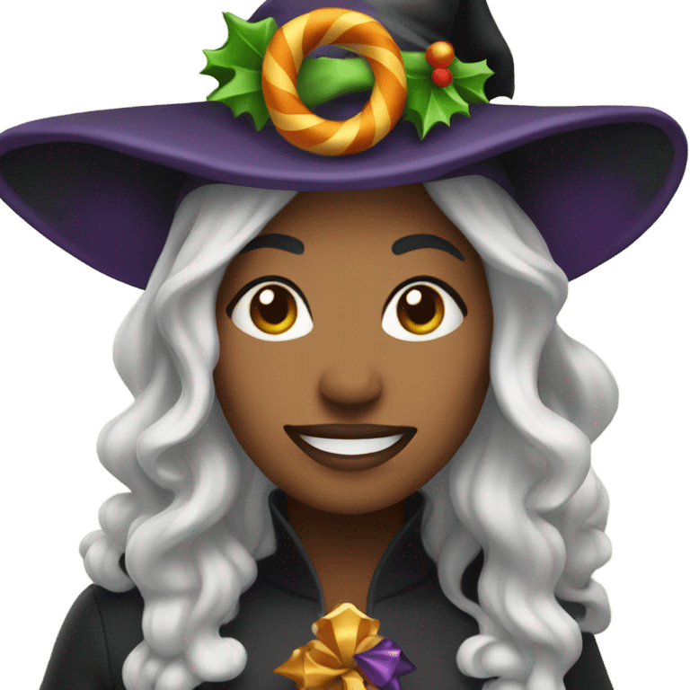 Christmas witch emoji