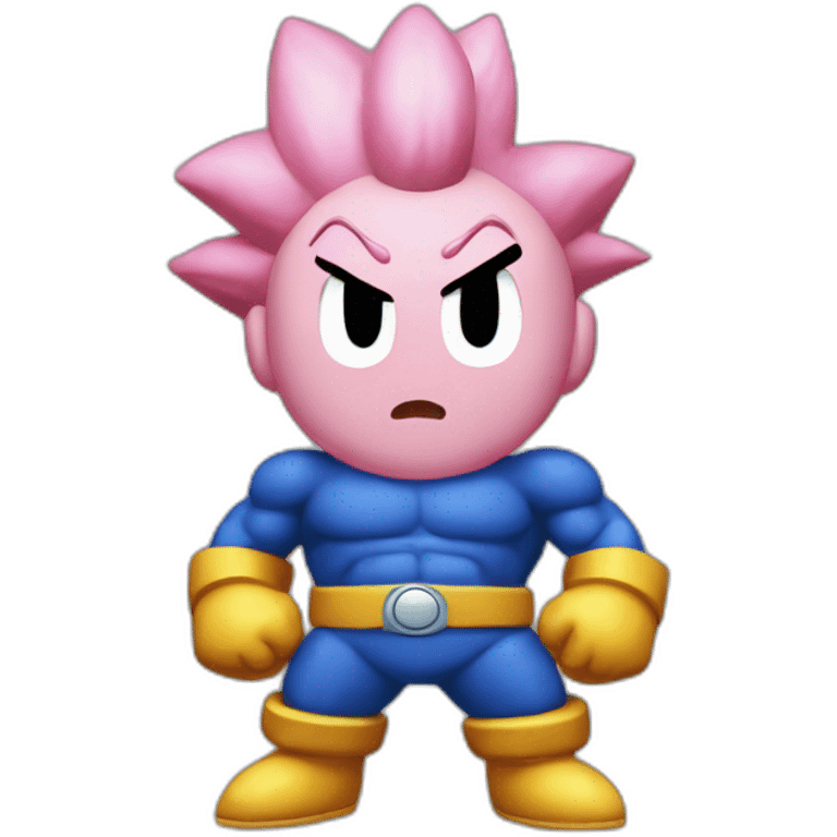 Kirby super sayan emoji